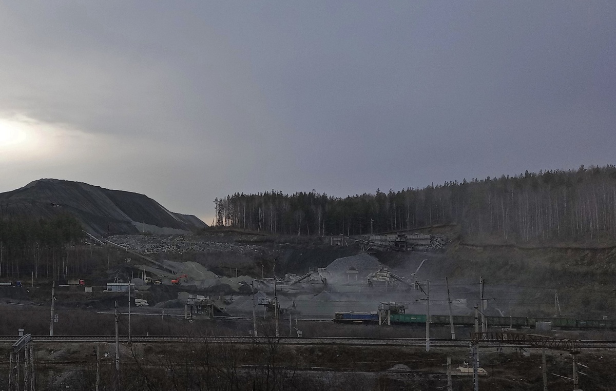 Фундамент РЖД - щебень