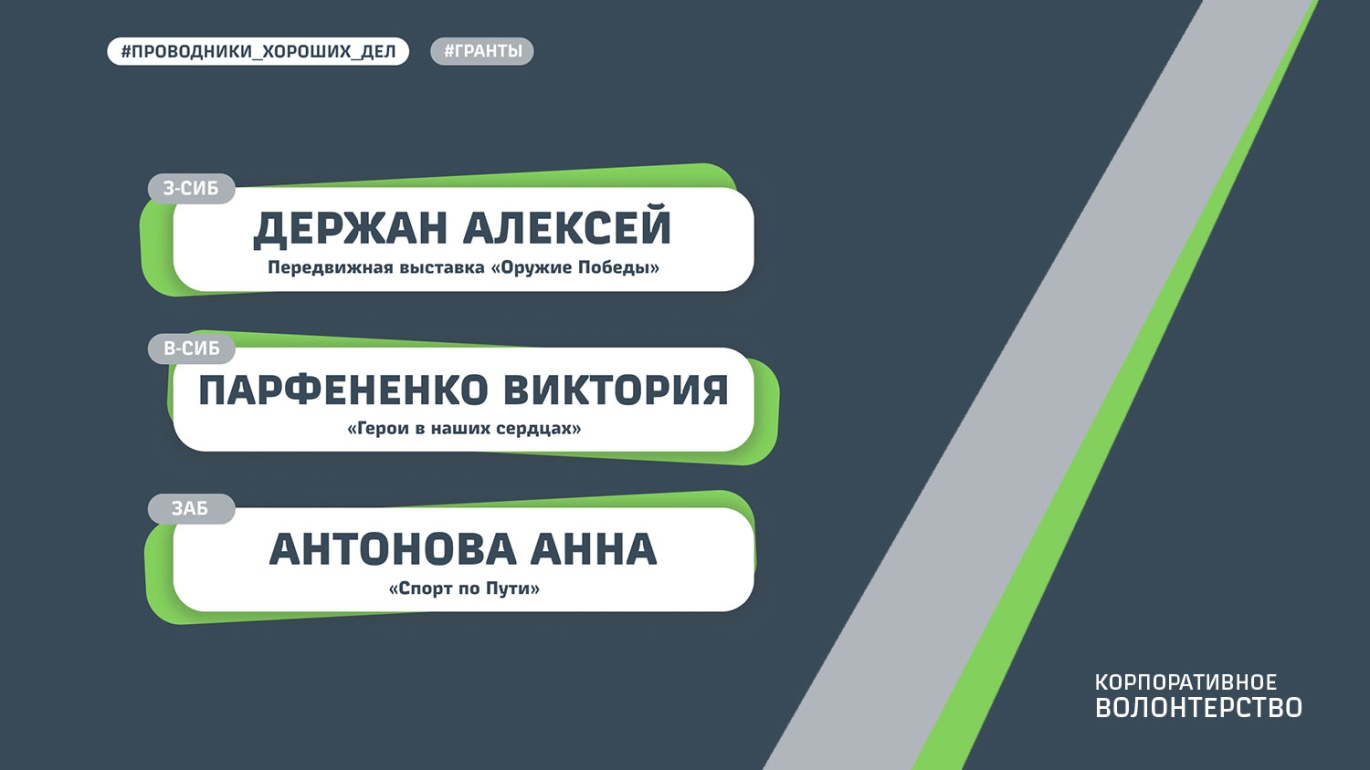 Победители конкурса в номинации «МАКРО-гранты»