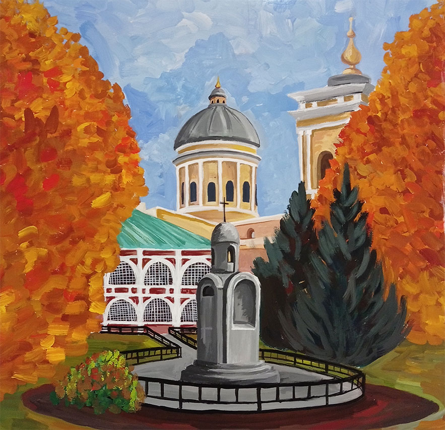 Парк (картина). Автор: Анастасия Хитрова